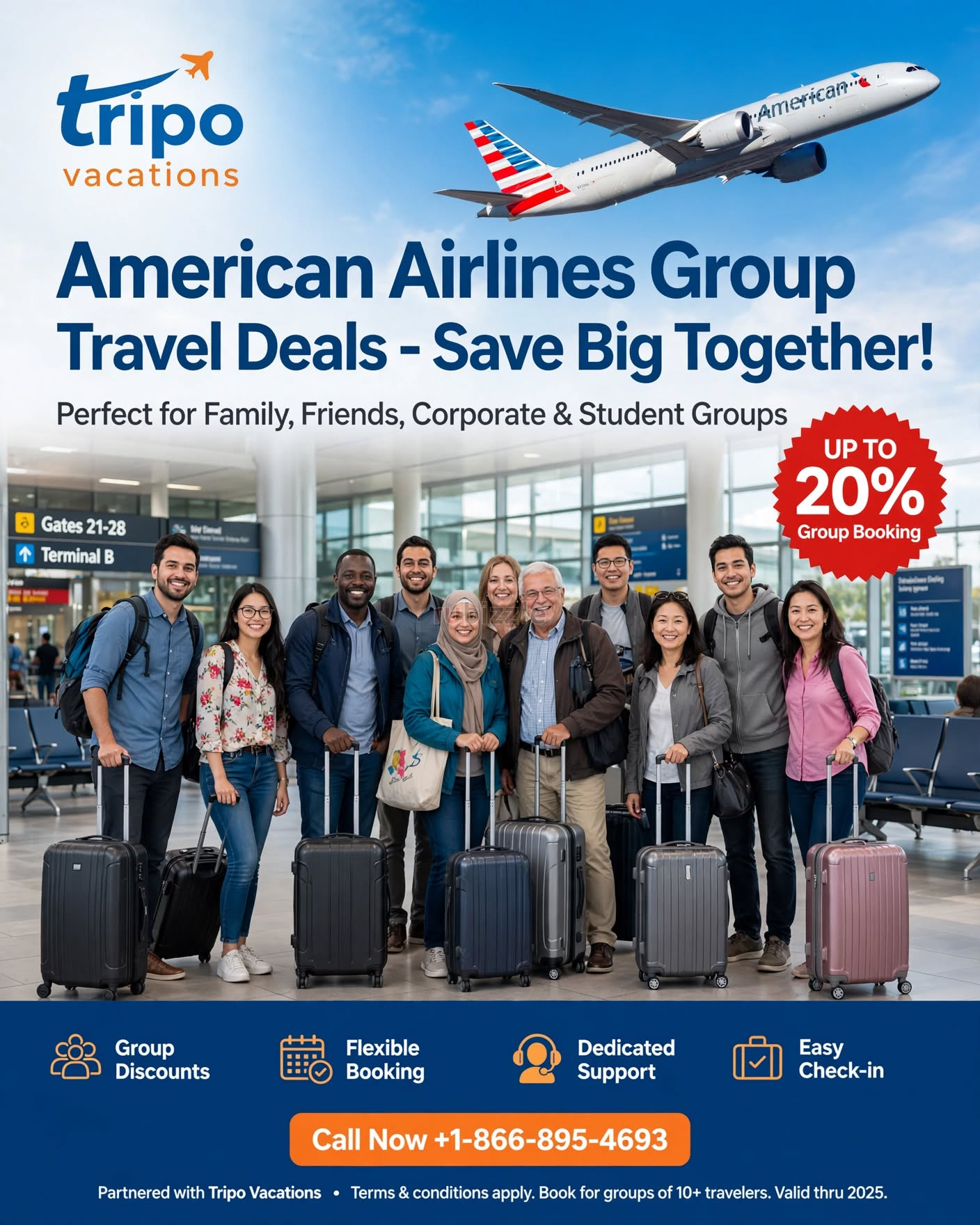How Can You Book American Airlines Group Travel?