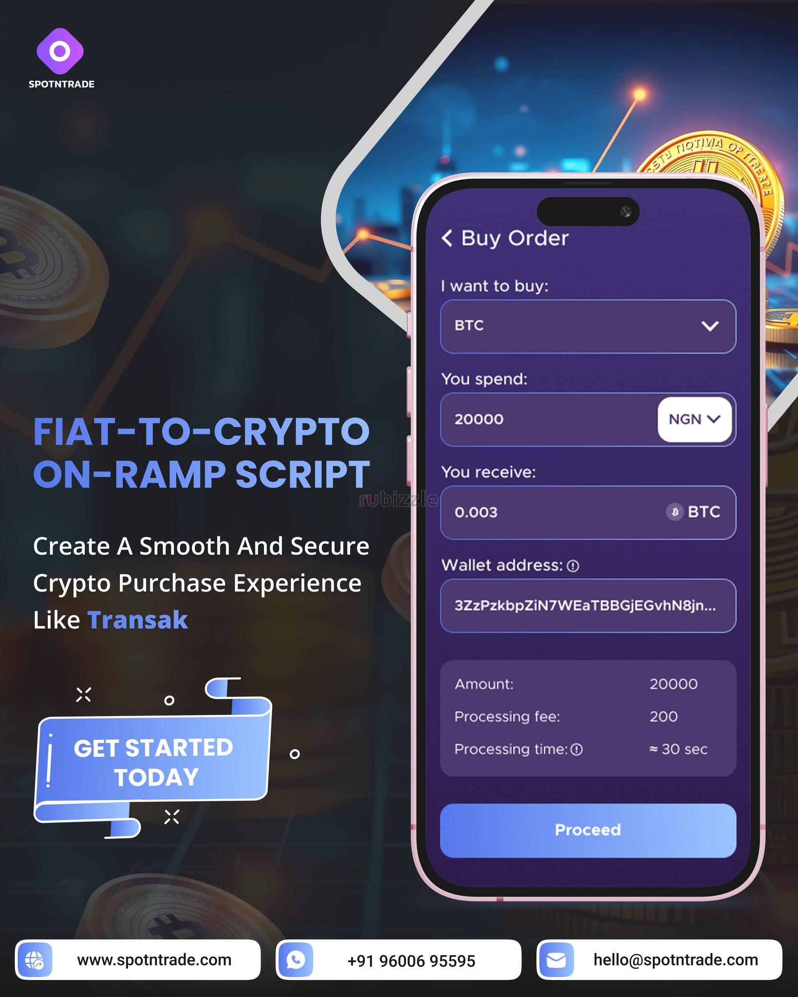 Build your own crypto exchange platform with our Spotntrade