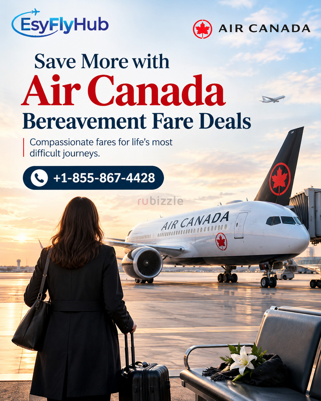 Save More with Air Canada Bereavement Fare Deals +1-855-867-4428