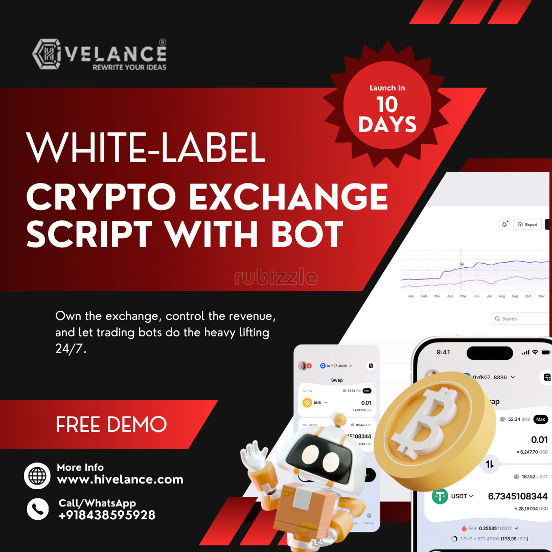 Best Crypto Exchange Script With P2P, CEX & DEX Integration — Hivelanc