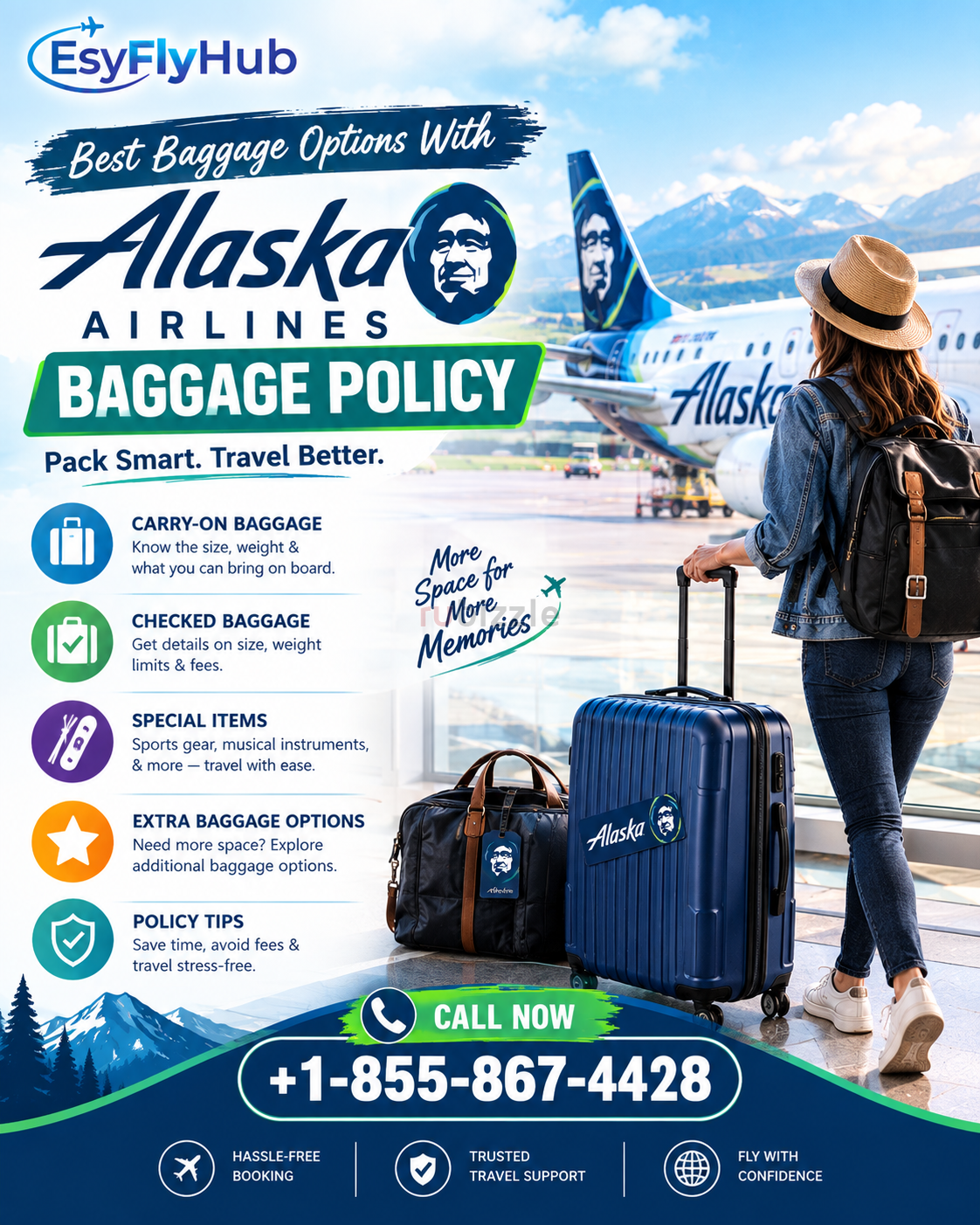 Best Baggage Options With Alaska Airlines Baggage Policy
