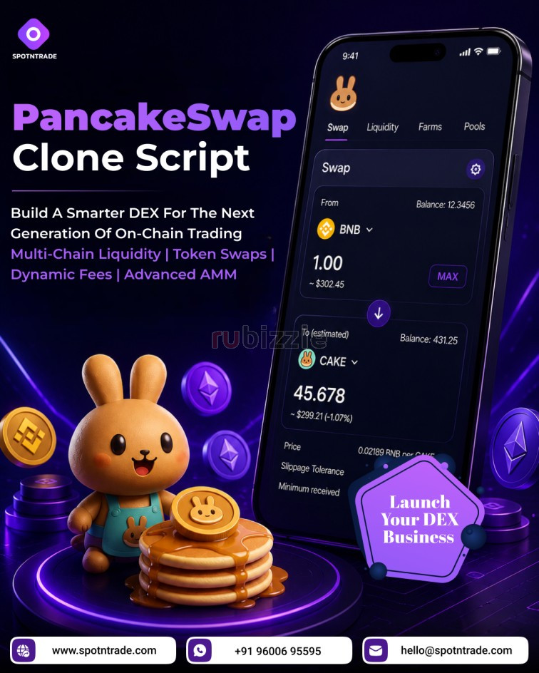 Launch Your Own DEX With PancakeSwap Clone Script