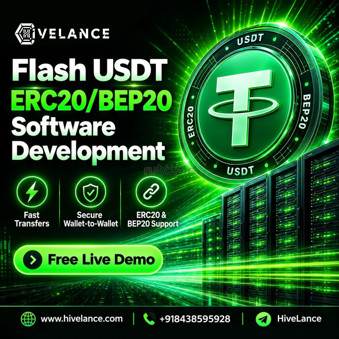 Flash USDT ERC20/BEP20 Software Development for Crypto Businesses
