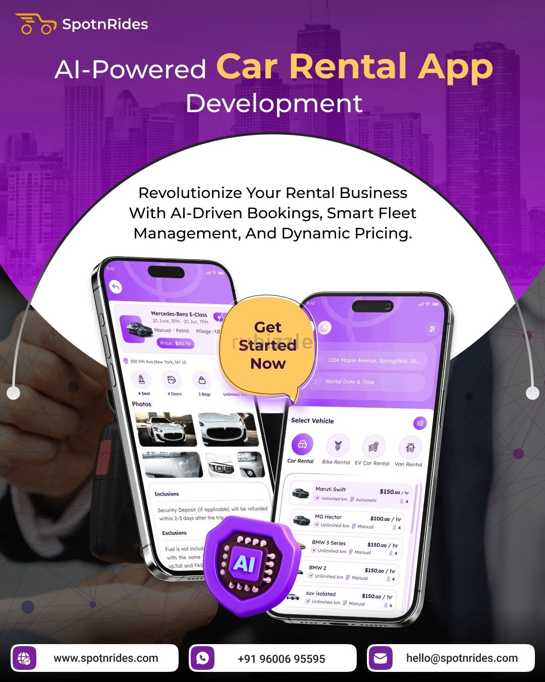 Grow Your Vehicle Rental Business with SpotnRides Car Rental App Solut