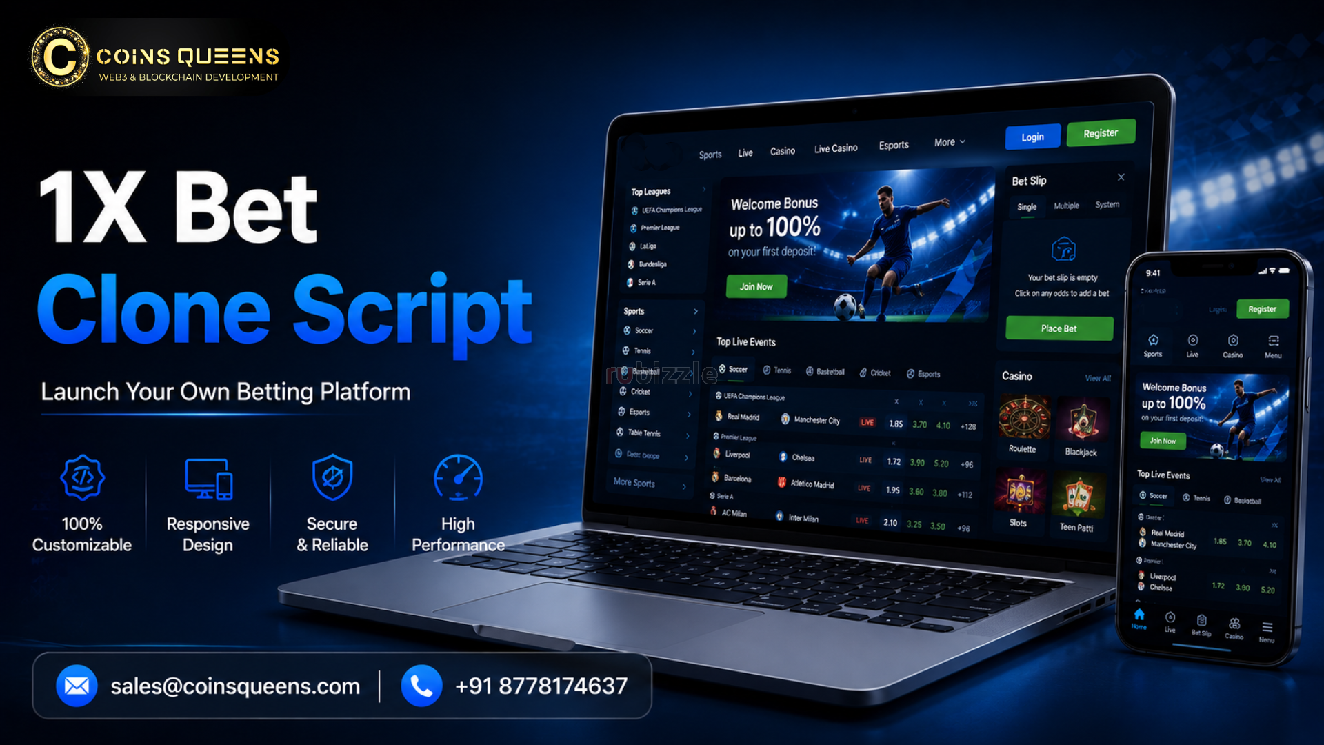 Top-Rated 1xBet Clone Script for Online Betting Business