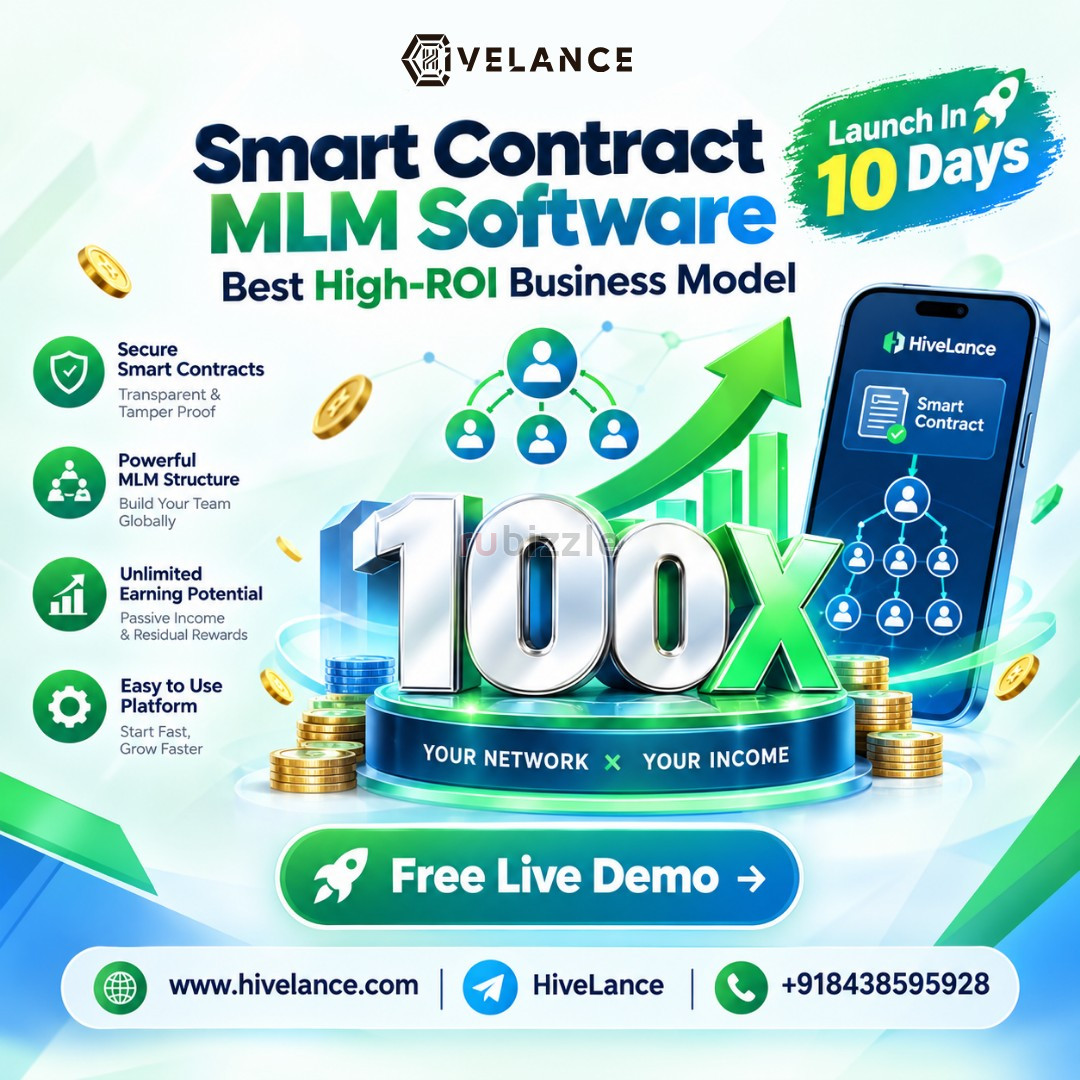 Smart Contract MLM Software with Crypto Token Integration