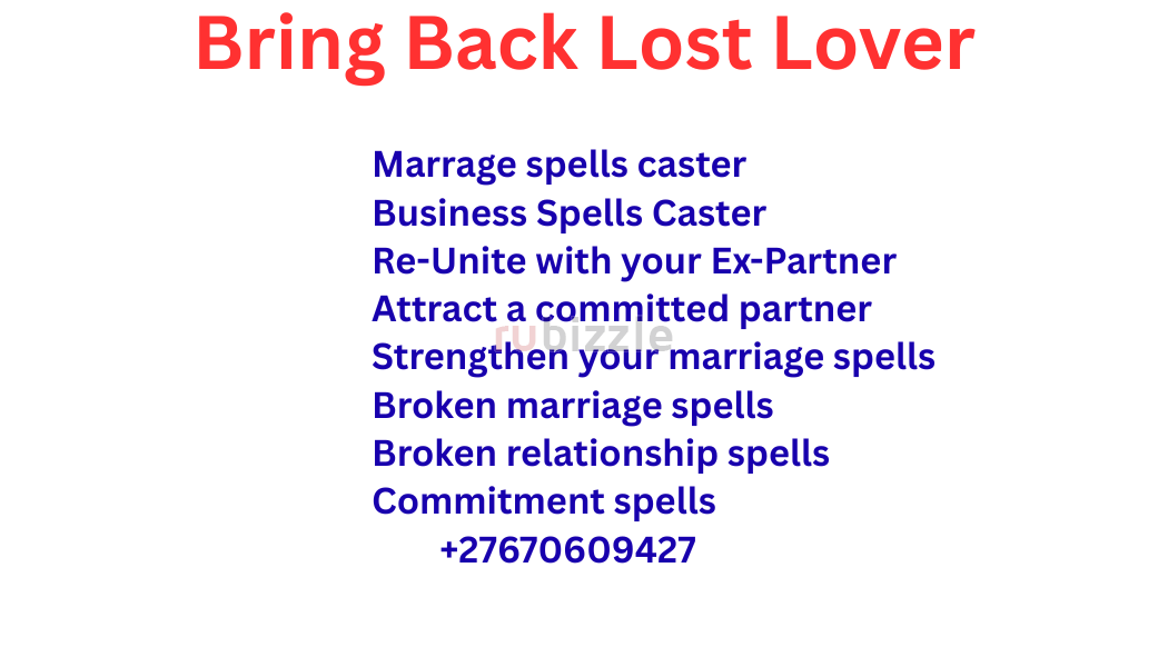 Marriage spell to fix broken marriage+27670609427