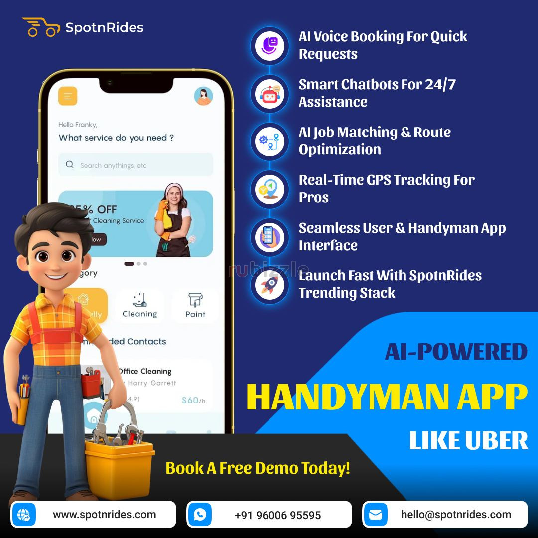 Grow Your Home Services Business with SpotnRides Handyman App